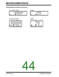 浏览型号MCP23018的Datasheet PDF文件第44页