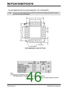 浏览型号MCP23018的Datasheet PDF文件第46页