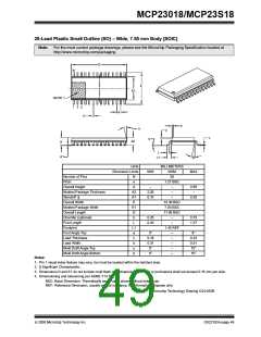 浏览型号MCP23018的Datasheet PDF文件第49页