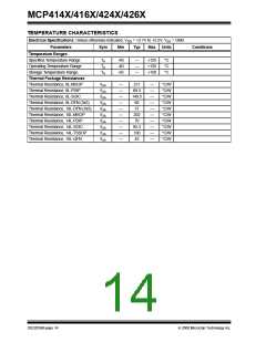 浏览型号MCP4162T-502E/SN的Datasheet PDF文件第14页