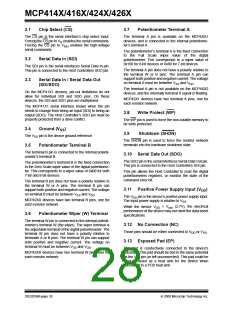 浏览型号MCP4162T-502E/SN的Datasheet PDF文件第28页