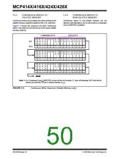 浏览型号MCP4162T-502E/SN的Datasheet PDF文件第50页