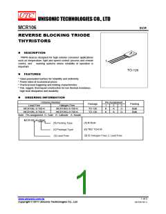 浏览型号MCR106L-8-T60-K的Datasheet PDF文件第1页