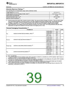 浏览型号MSP430F5310的Datasheet PDF文件第39页