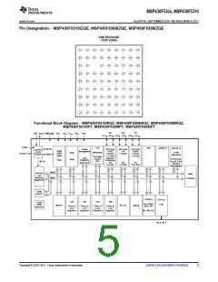 浏览型号MSP430F5310的Datasheet PDF文件第5页