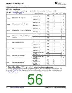 浏览型号MSP430F5310的Datasheet PDF文件第56页