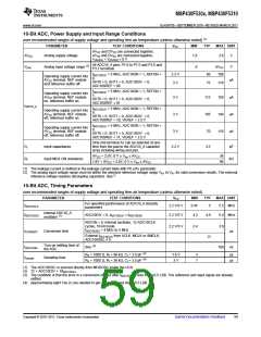 浏览型号MSP430F5310的Datasheet PDF文件第59页