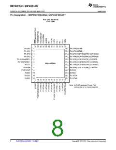 浏览型号MSP430F5310的Datasheet PDF文件第8页
