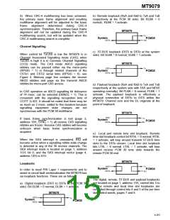 浏览型号MT9079的Datasheet PDF文件第15页