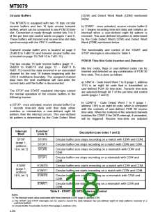 浏览型号MT9079的Datasheet PDF文件第18页