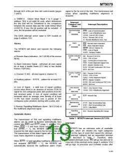 浏览型号MT9079的Datasheet PDF文件第19页