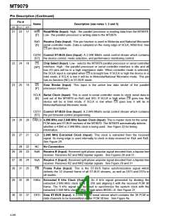 浏览型号MT9079的Datasheet PDF文件第4页