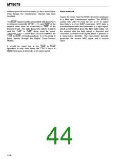 浏览型号MT9079的Datasheet PDF文件第44页