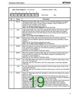 浏览型号MT9300AL的Datasheet PDF文件第19页