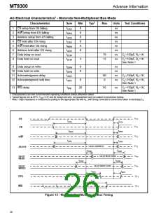 浏览型号MT9300AL的Datasheet PDF文件第26页