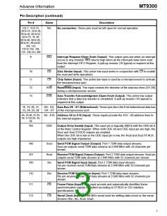 浏览型号MT9300AL的Datasheet PDF文件第3页
