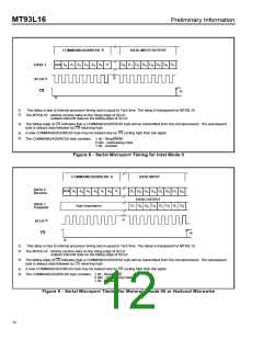 浏览型号MT93L16AQ的Datasheet PDF文件第12页