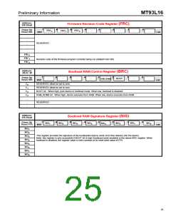 浏览型号MT93L16AQ的Datasheet PDF文件第25页