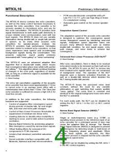 浏览型号MT93L16AQ的Datasheet PDF文件第4页