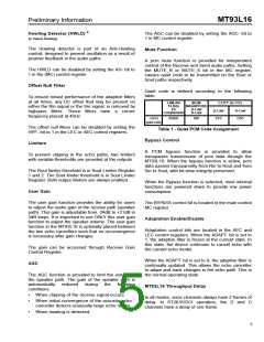 浏览型号MT93L16AQ的Datasheet PDF文件第5页
