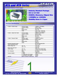 浏览型号MTB25HAM的Datasheet PDF文件第1页