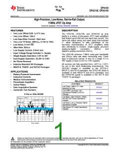 浏览型号OPA2140AIDGKR的Datasheet PDF文件第1页