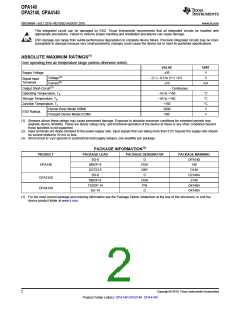 浏览型号OPA2140AIDGKR的Datasheet PDF文件第2页