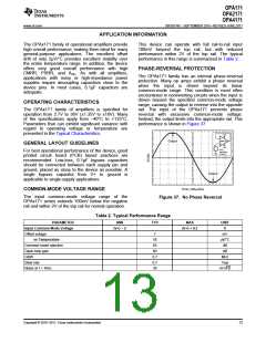 浏览型号OPA2171AIDR的Datasheet PDF文件第13页