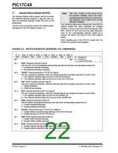 浏览型号PIC17LC42-16I/JW的Datasheet PDF文件第22页