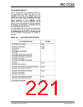浏览型号PIC17LC42-16I/JW的Datasheet PDF文件第221页