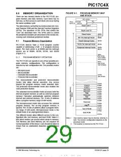 浏览型号PIC17LC42-16I/JW的Datasheet PDF文件第29页