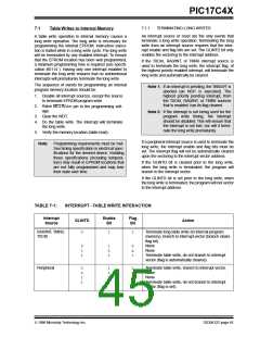 浏览型号PIC17LC42-16I/JW的Datasheet PDF文件第45页