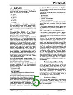 浏览型号PIC17LC42-16I/JW的Datasheet PDF文件第5页