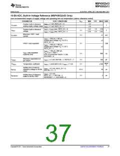 浏览型号MSP430G2513IN20的Datasheet PDF文件第37页