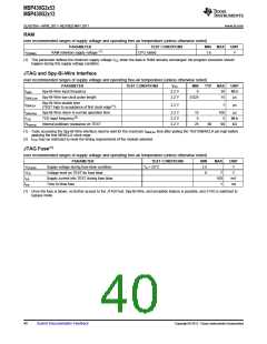 浏览型号MSP430G2513IN20的Datasheet PDF文件第40页