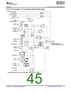 浏览型号MSP430G2513IN20的Datasheet PDF文件第45页