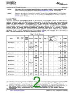 浏览型号MSP430FR5732IRGER的Datasheet PDF文件第2页