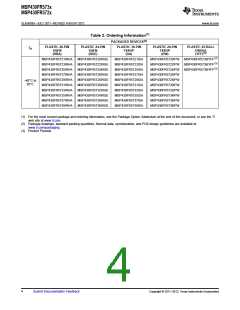 浏览型号MSP430FR5732IRGER的Datasheet PDF文件第4页
