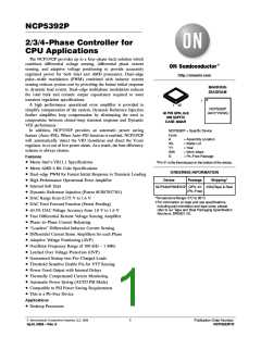 浏览型号NCP5392P的Datasheet PDF文件第1页