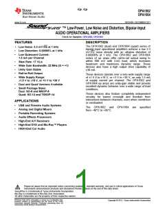 浏览型号OPA1662的Datasheet PDF文件第1页