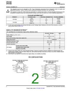 浏览型号OPA1662的Datasheet PDF文件第2页