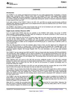 浏览型号PCM9211的Datasheet PDF文件第13页