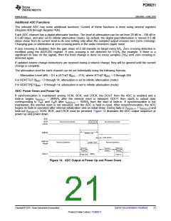 浏览型号PCM9211的Datasheet PDF文件第21页