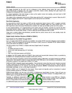浏览型号PCM9211的Datasheet PDF文件第26页