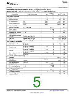 浏览型号PCM9211的Datasheet PDF文件第5页