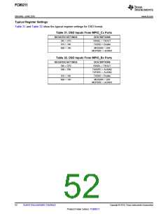 浏览型号PCM9211的Datasheet PDF文件第52页