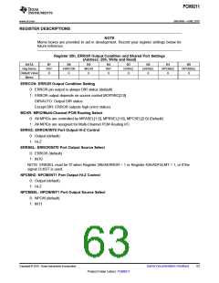 浏览型号PCM9211的Datasheet PDF文件第63页
