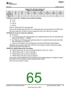 浏览型号PCM9211的Datasheet PDF文件第65页