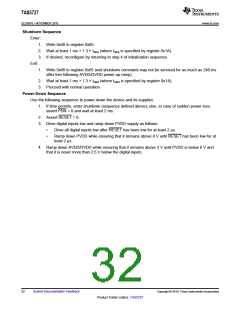浏览型号TAS5727的Datasheet PDF文件第32页