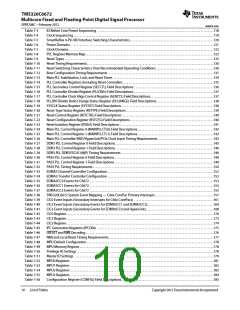 浏览型号TMS320C6672ACYP25的Datasheet PDF文件第10页